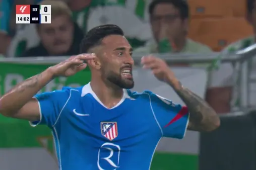 [Highlights] Atletico Madrid launch quick counter-attack, Gonzalez's sharp angle shot saved