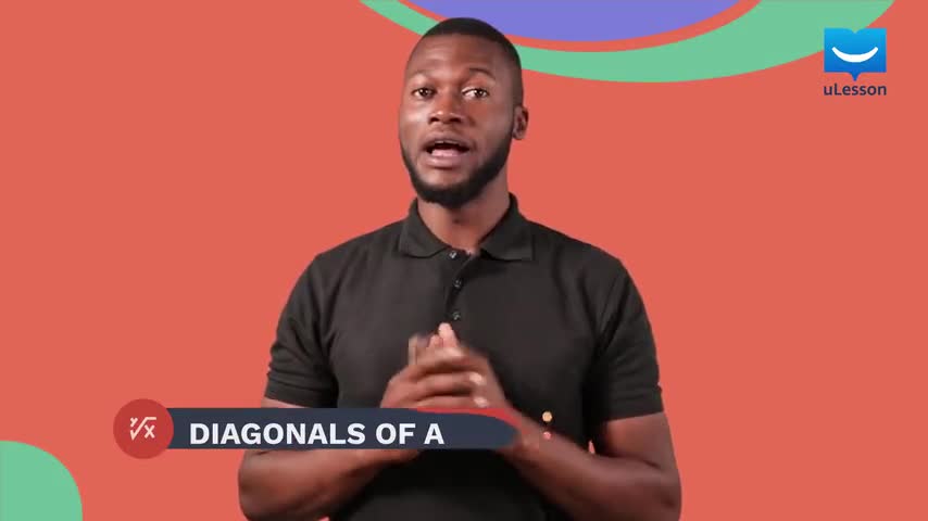 Mga Katangian ng mga Patag na Forma - Parallelogram - 17 - Mga Diagonal ng Parallelogram