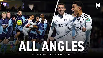 ALL ANGLES | Josh King's First For Fulham