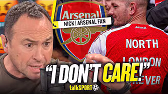 "THAT'S WHY FANS HATE ARSENAL!" Jason Cundy CLASHES with Arsenal Fan Over Premier League Position