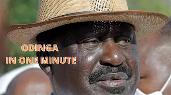 RAILA ODINGA IN ONE MINUTE - Kenya's former Prime Minister in brief