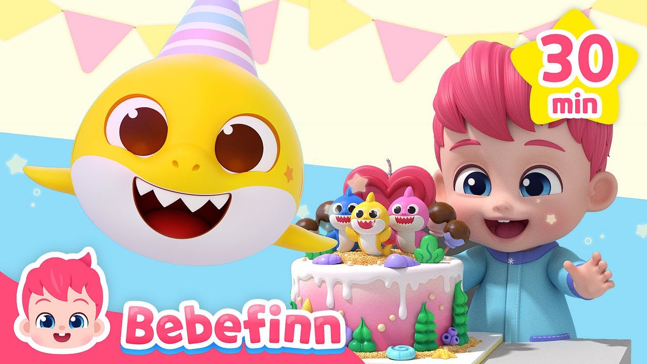 Bebefinn and Baby Shark! Best Friend Ever 🦈💗 #songsforkids #nurseryrhymes
