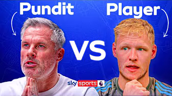 "It's a good job I watch the show!" 😅 Aaron Ramsdale takes on Jamie Carragher in Player vs Pundit 🧤