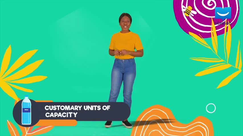 Measurements - Volume and Capacity - 3 - Customary Units of Capacity