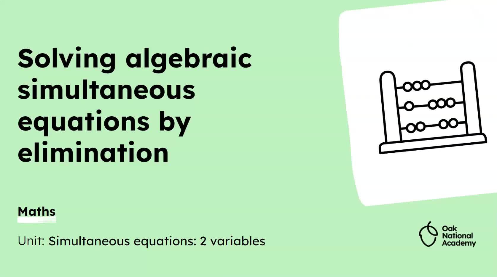 KS4 Maths - S1E39