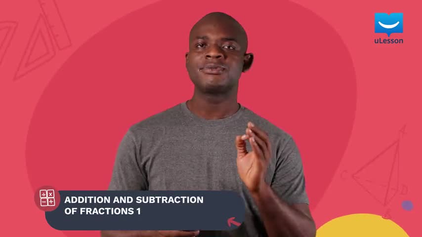 Fractions - Arithmetic in Fractions - 6 - Addition and Subtraction of Fractions 1 background