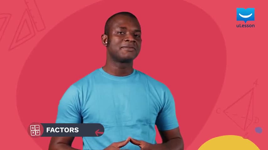 Properties of Numbers - Factors, Multiples and Prime Factors - 4 - Factors background
