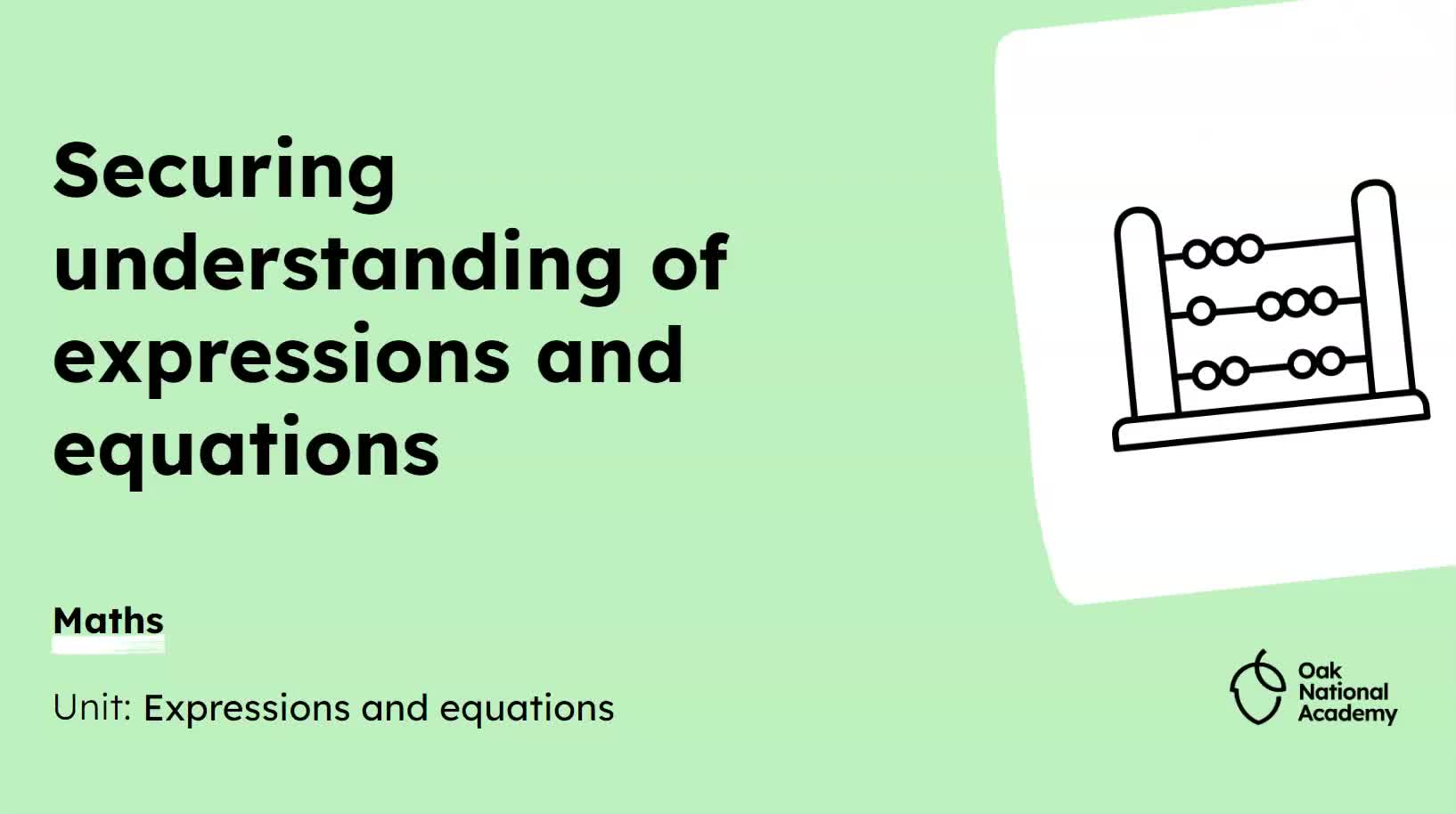 KS3 Maths - S1E51