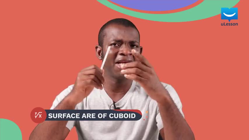 Solids - Prisms - 8 - Surface Area of a Cuboid 2