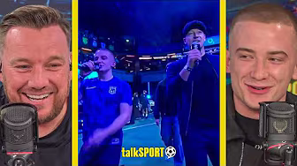 "HE WAS NERVOUS!" Rapper ArrDee talks sharing the mic with boyhood hero John Terry at Baller League