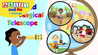 Akili and the Magical Telescope! | Read with Akili and Me | Educational Cartoons for Preschoolers