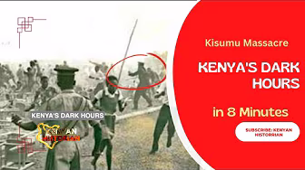 KENYA'S DARK HOURS: The Kisumu Massacre of 1969