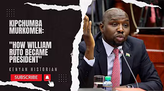 THE GAME OF MIGHT & MIND: Murkomen on how William Ruto became president - No background music.