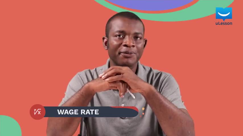 Ratio, Rate and Proportion - Rate - 16 - Wage Rate background