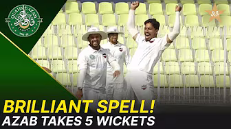 Mohammad Azab’s 5-Wicket Masterclass! | Karachi vs Bahawalpur | Day 1 | QeAT 2025-26 | PCB | M2P1U