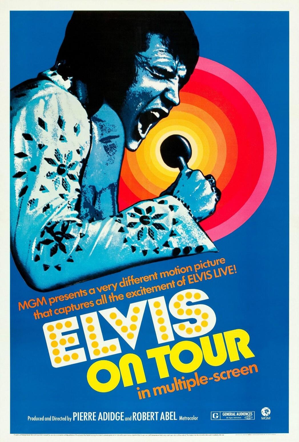 Elvis on Tour poster - similar to The Moon and the Sledgehammer