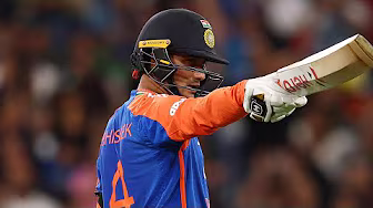 Abhishek delights bumper MCG crowd in solo act for India | Australia v India 2025-26 background