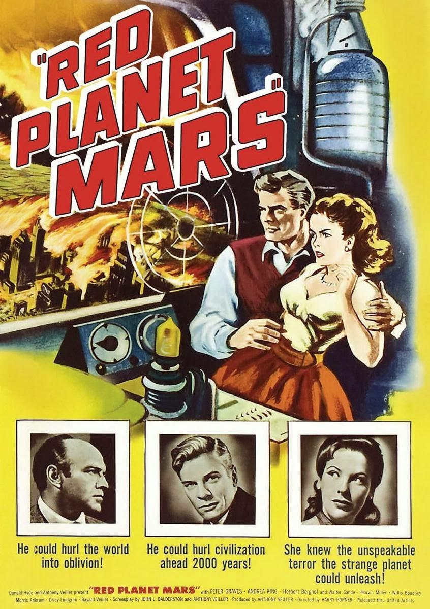 Red Planet Mars poster - similar to Phantom from Space