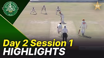 1st Session Highlights | Islamabad Region vs FATA Region | Day 2 | QeAT 2025-26 | PCB | M2P1S