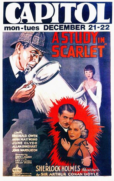 A Study in Scarlet poster - similar to The Triumph of Sherlock Holmes