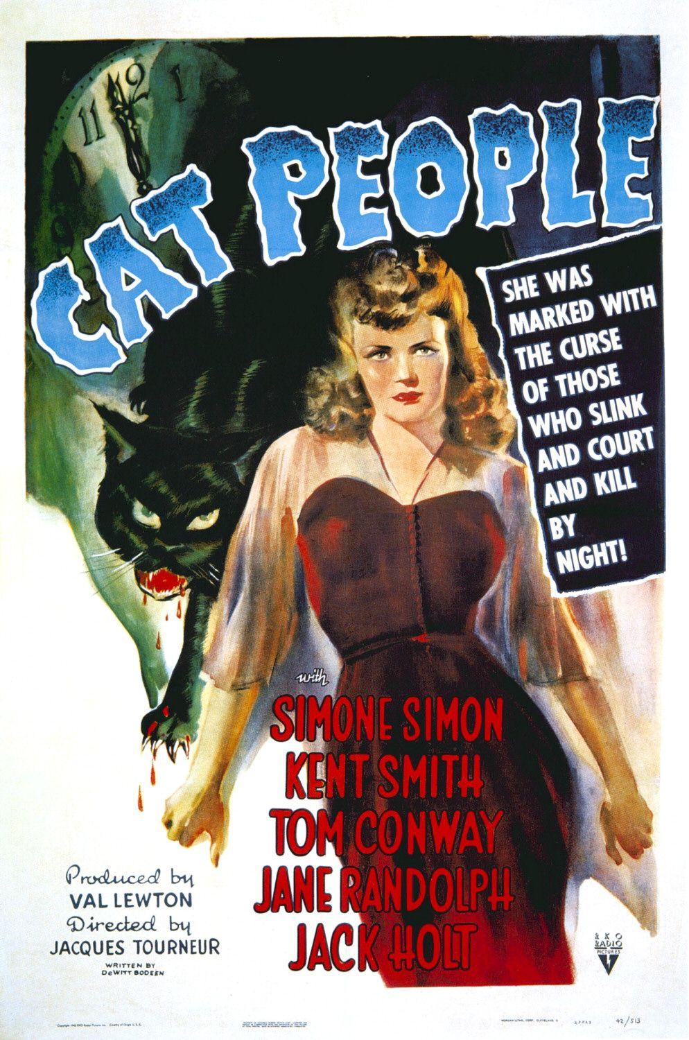 Cat People poster - similar to The Devil Bat