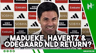 Madueke, Havertz, Odegaard back for NLD? | Mikel Arteta | Burnley v Arsenal
