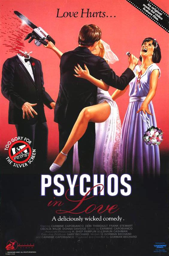 Psychos in Love poster - similar to Friday the 13th Part VI: Jason Lives