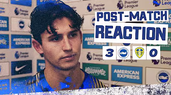 "We've got to keep out heads up" | Brenden Aaronson | Brighton 3-0 Leeds United