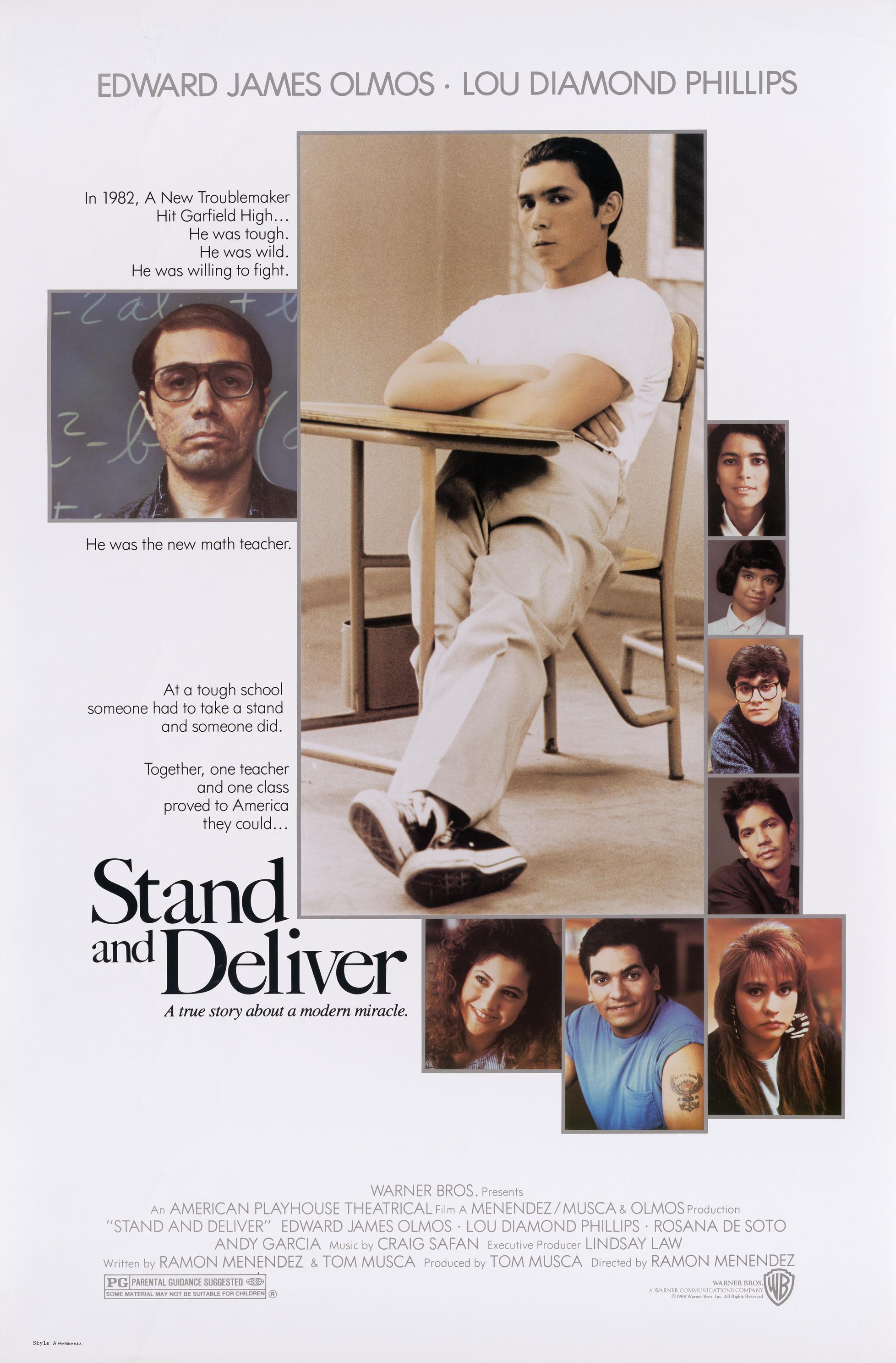 Stand and Deliver poster