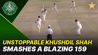 Unstoppable Khushdil Shah Smashes Brilliant 159! | Islamabad vs FATA | Day 3| QeAT 2025-26|PCB|M2P1S background