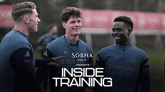 SAKA & GYOKERES SHOOTING DRILLS 🔥 | INSIDE TRAINING | Ready for an away trip to Burnley 👊