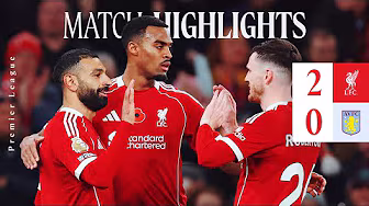 Highlights: Liverpool 2-0 Aston Villa | Salah & Gravenberch Goals!