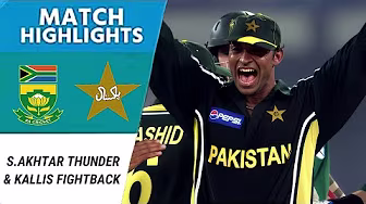 Pakistan vs South Africa | Faisalabad ODI | Shoaib Akhtar’s Thunder & Kallis-Smith Fightback