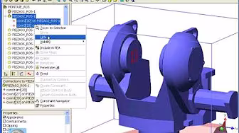Montaje de robot ABB con MSC Visual Nastran Desktop background