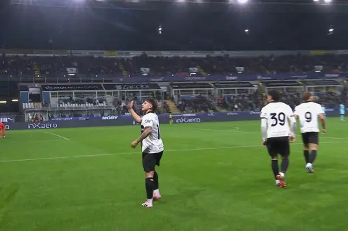 [Goal] Dribbles into the box! Bernabe scores with a right-side box finish into the far corner just 1 minute into the game