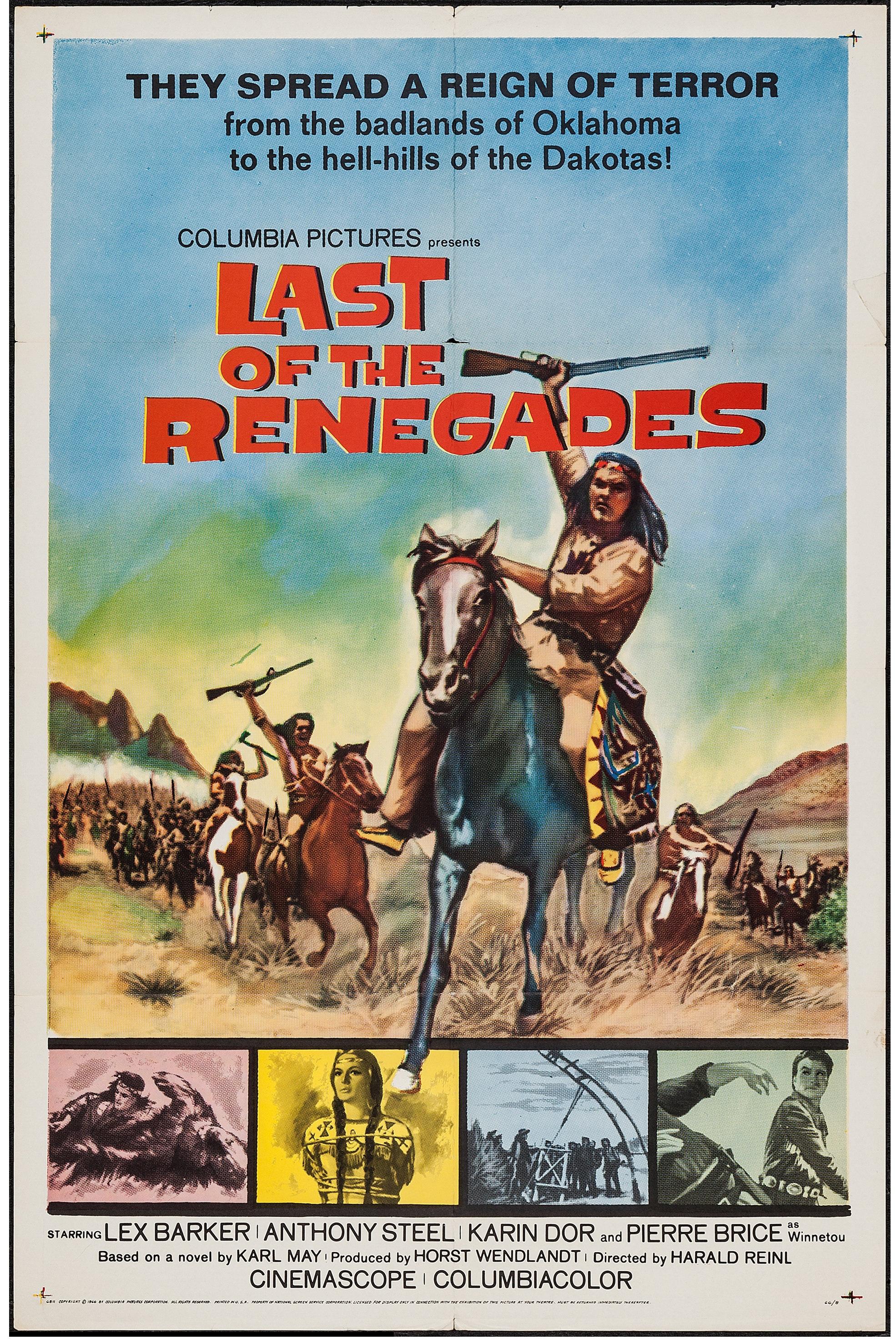 Winnetou: The Red Gentleman poster - similar to Goldfinger