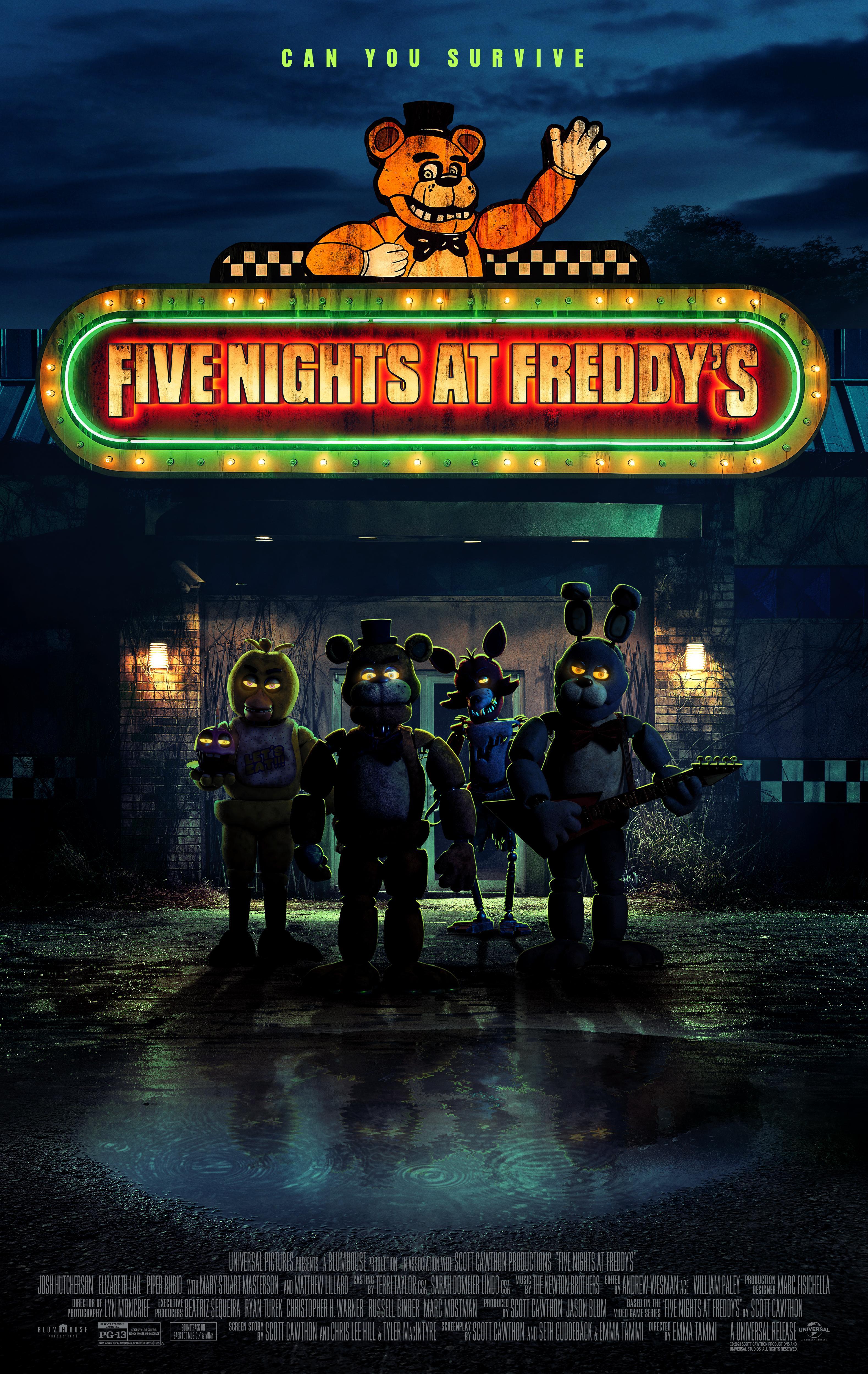 Poster for Five Nights at Freddy's