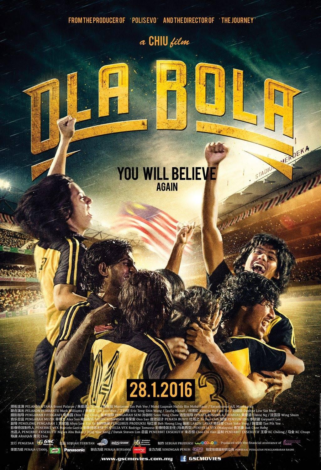Ola Bola poster - similar to Eraser