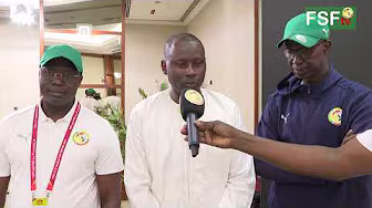 CMD U17 Qatar 2025:Cérémonie de remise du  Drapeau par l'ambassadeur du Sénégal au Qatar.(FR)