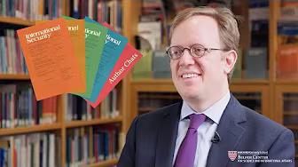 International Security Author Chats | Belfer Center background