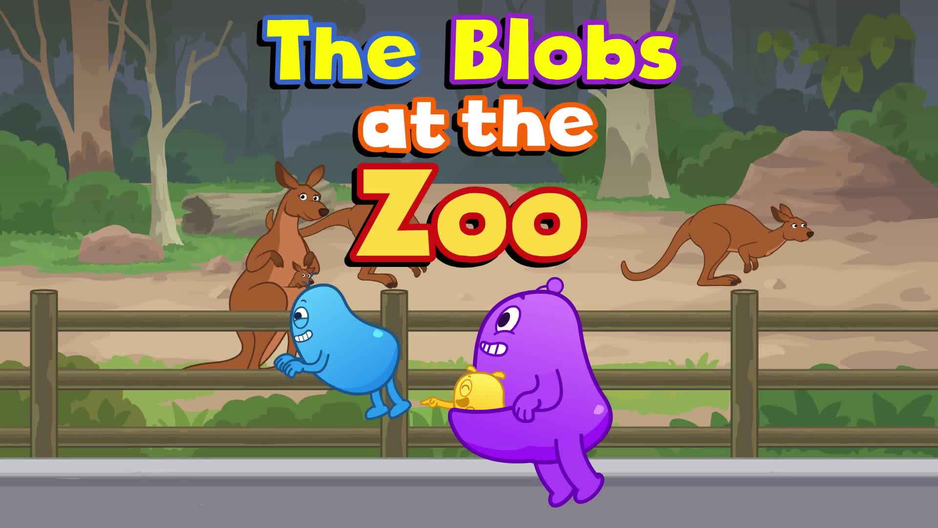 The Blobs at the Zoo background