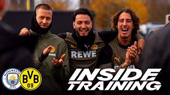 ⭐️ Adeyemi sings, Kobel shows his skills! 👊 Preparation for Manchester City | Inside Training