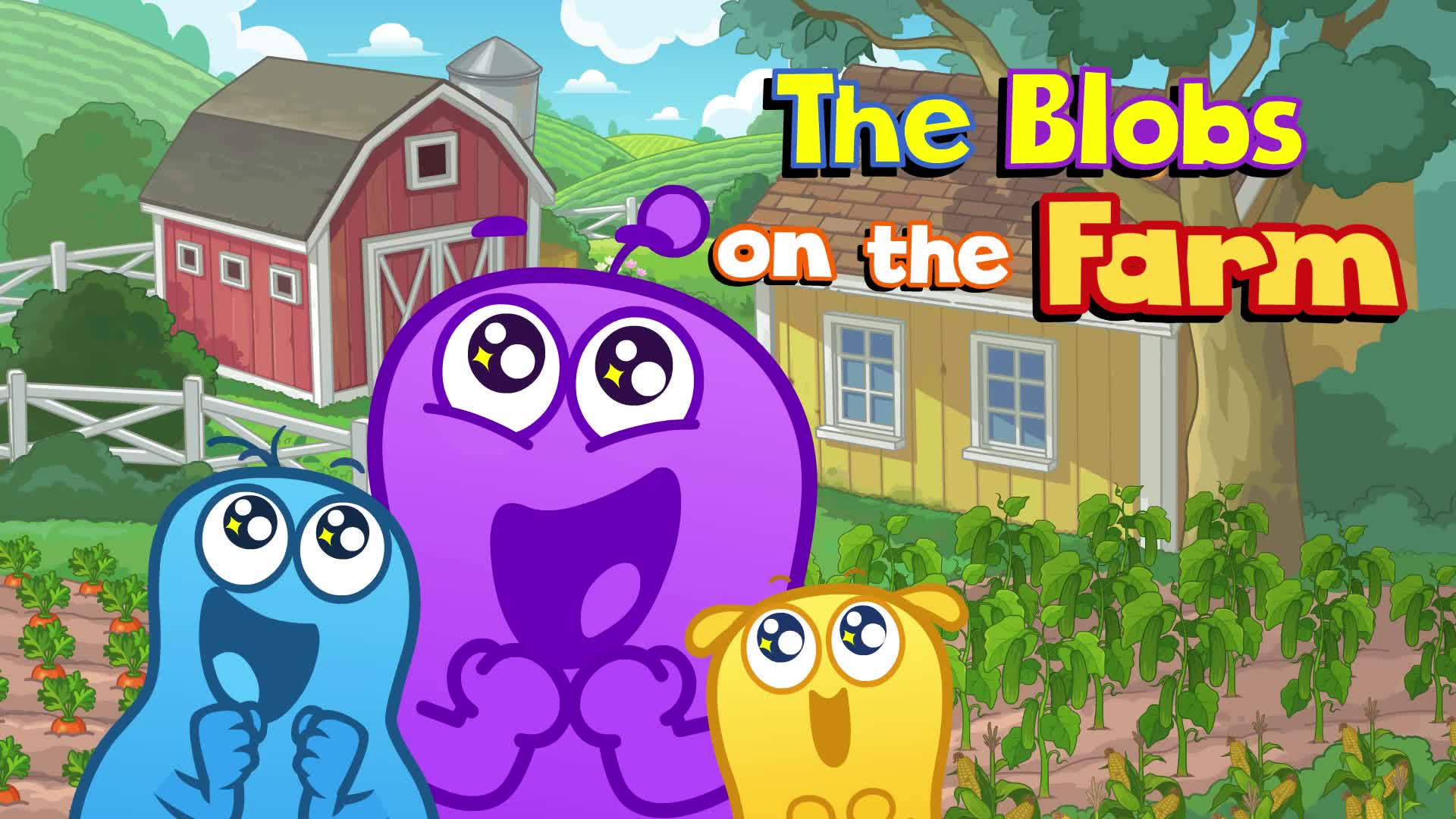 The Blobs on the Farm background