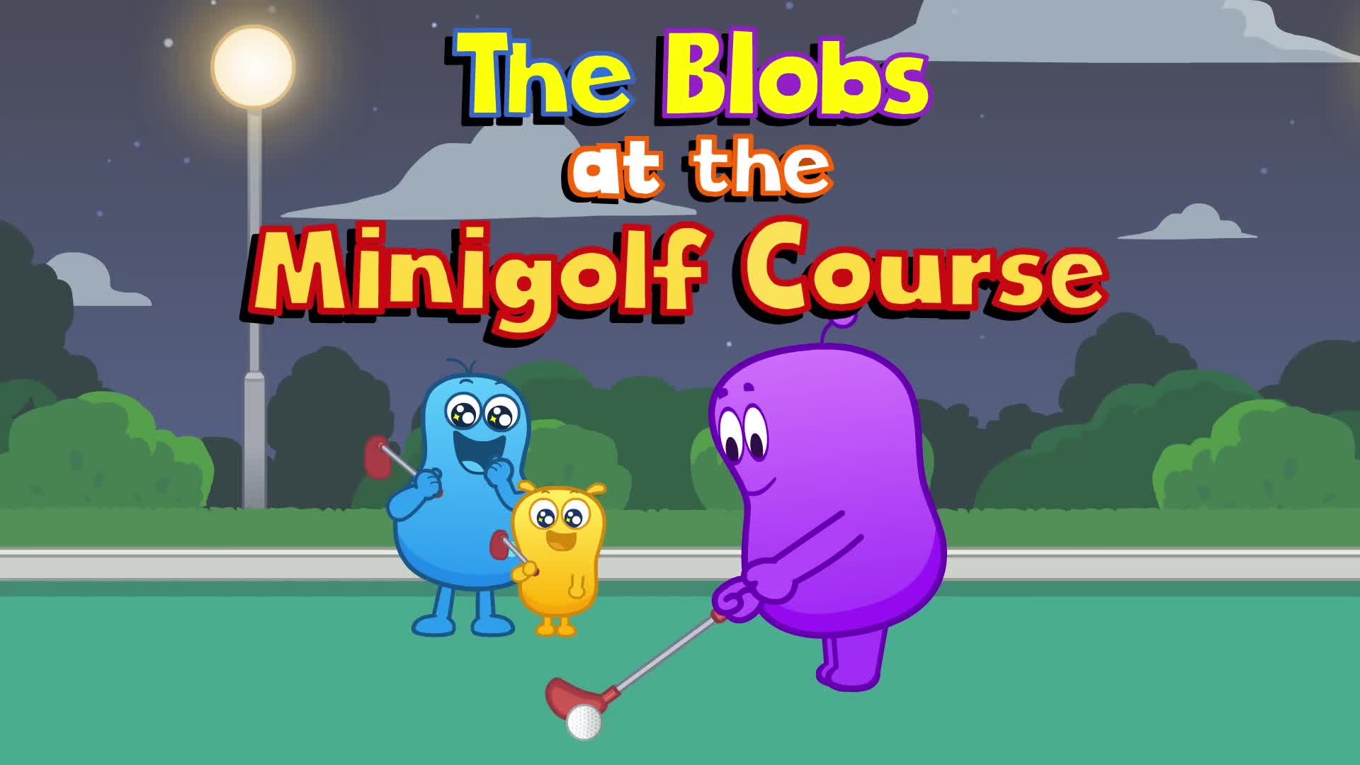 The Blobs at the Minigolf Course background