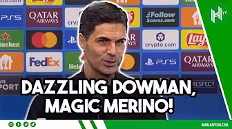 DAZZLING Dowman, MAGICAL Merino | Mikel Arteta | Slavia Prague 0-3 Arsenal
