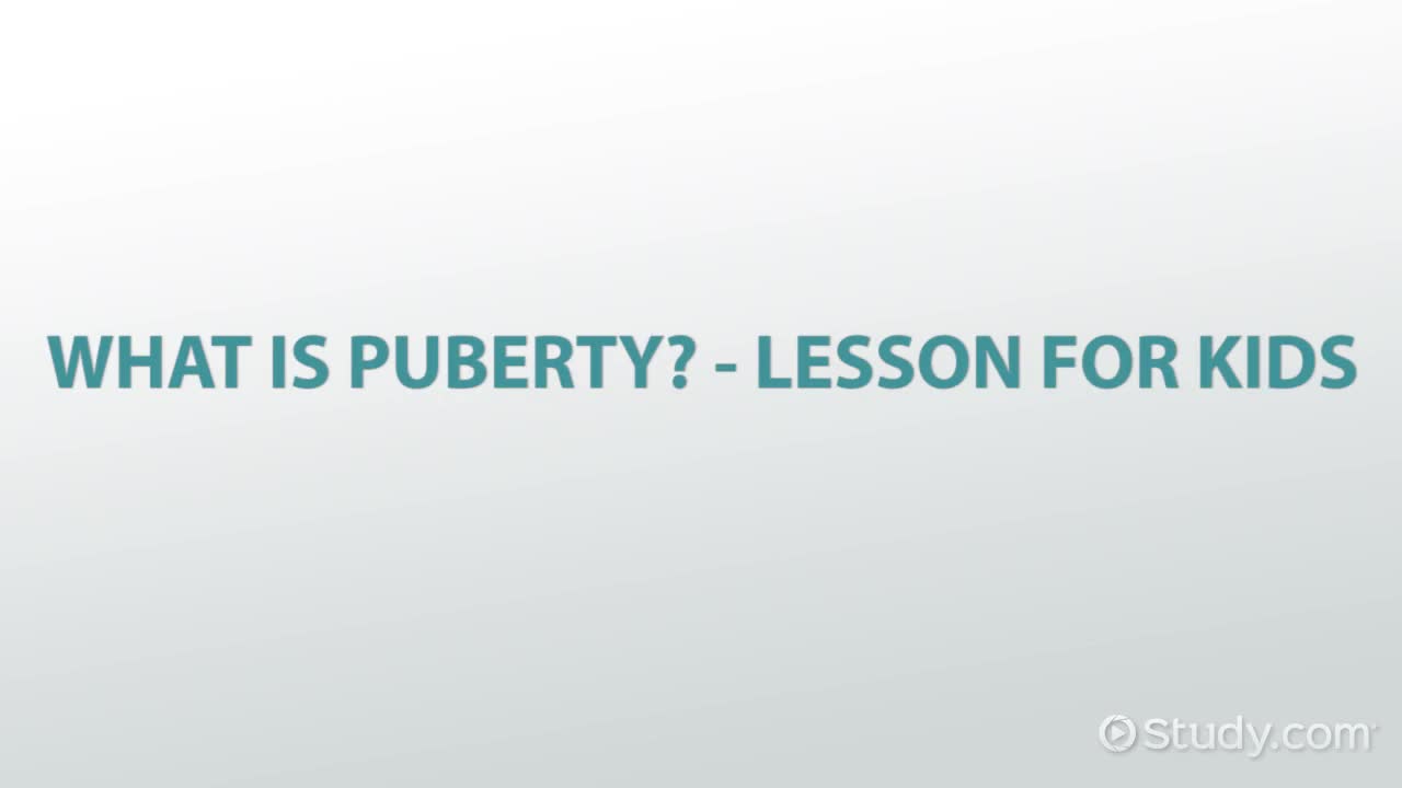 What is Puberty? - Lesson for Kids