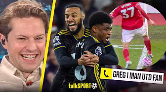 "GO TO SPECSAVERS!" DELUDED Manchester United Fan CLAIMS the Ball DID Go Out for their 1st Goal!