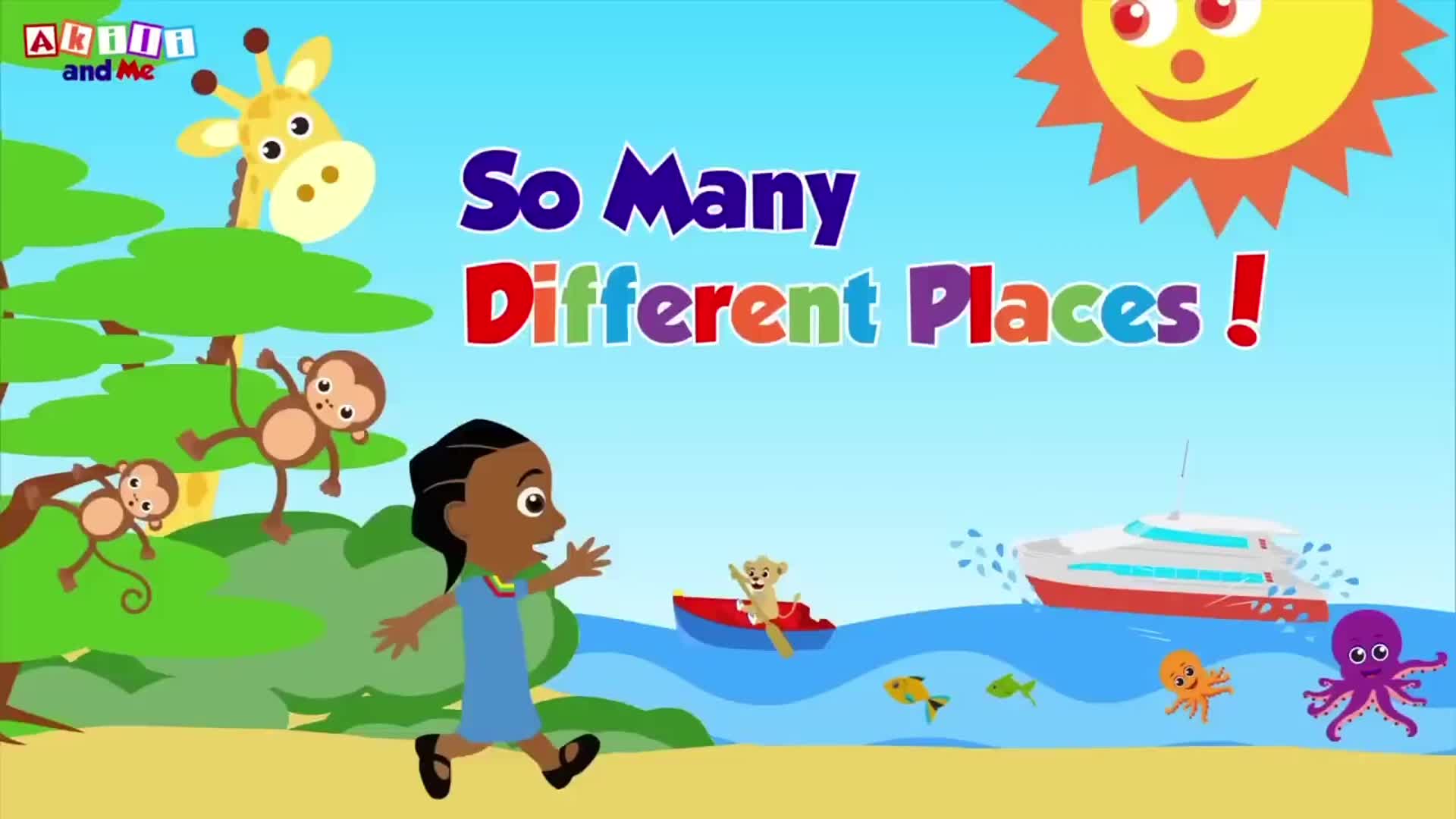 Read with Akili | So Many Different Places! #readingtime #storiesforkids #educationalcontent