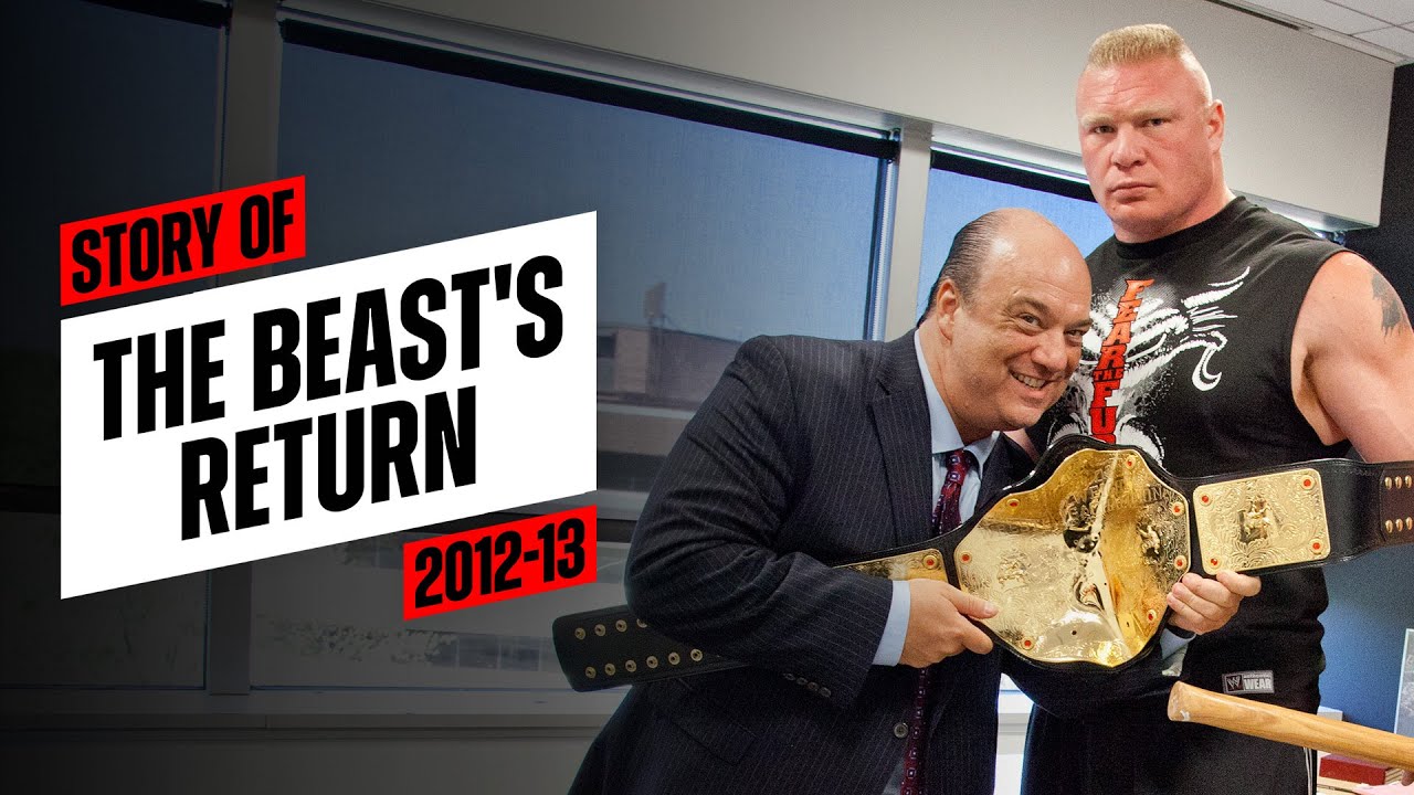 Story of Brock Lesnar’s WWE return (2012-13) background