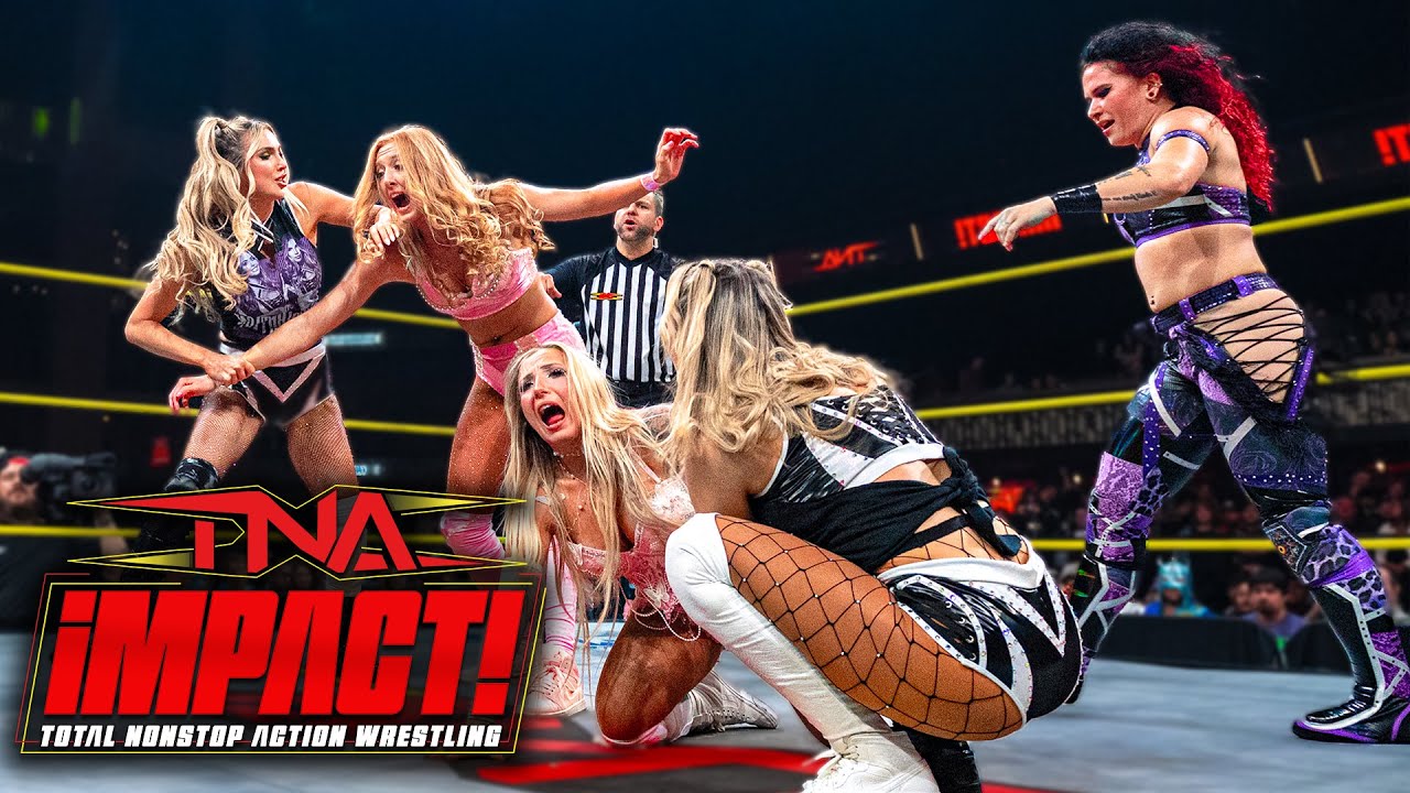 6 Woman Tag Team Match Devolves Into CHAOS | TNA iMPACT! September 18, 2025 background